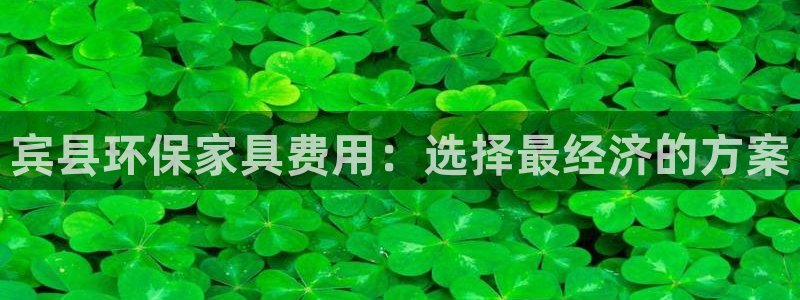 杏耀平台怎么样：宾县环保家具费用：选择最经济的方案