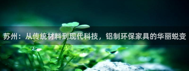 杏耀是什么平台：苏州：从传统材料到现代科技，铝制环保家具的华